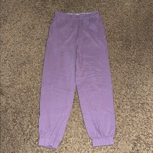 🖤HOLLISTER PURPLE SLEEP JOGGERS SIZE S - FLAWED🖤